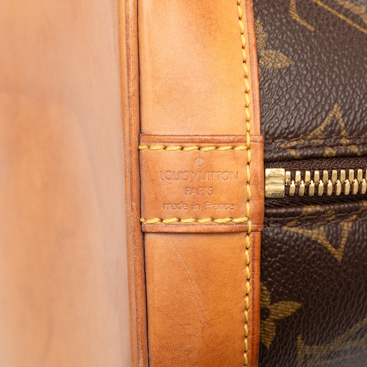 Louis Vuitton Monogram Alma PM Bruin