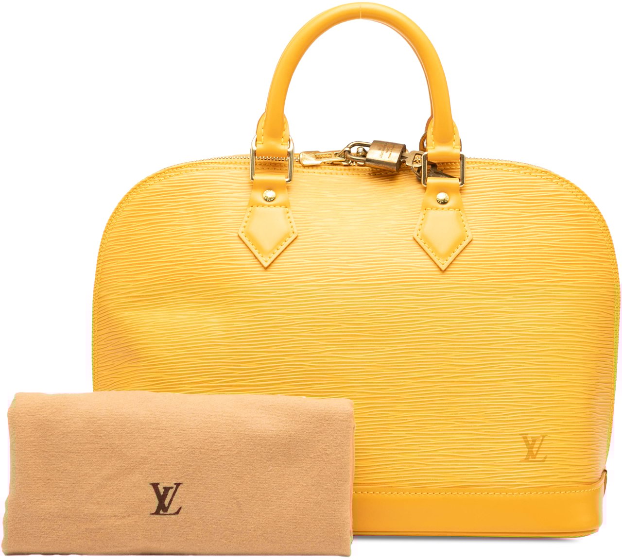 Louis Vuitton Epi Alma PM Geel