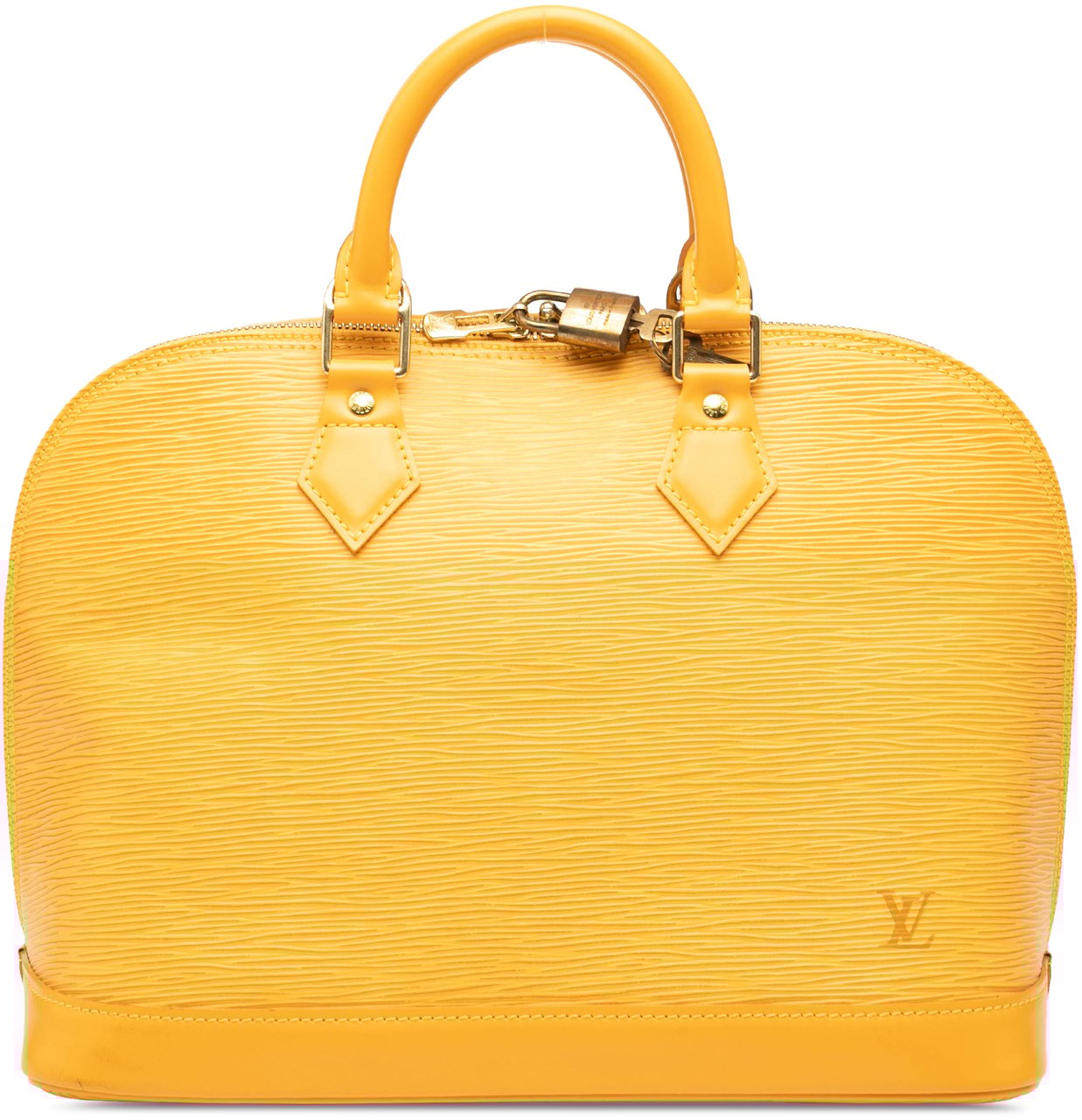 Louis Vuitton Epi Alma PM Geel
