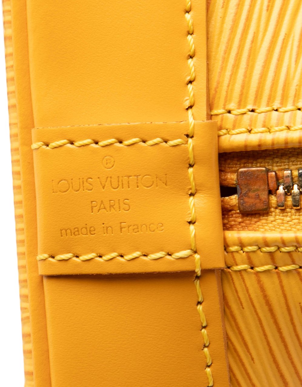 Louis Vuitton Epi Alma PM Geel