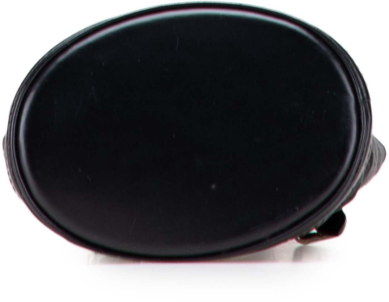Louis Vuitton Monogram Mini Satin Bucket Zwart