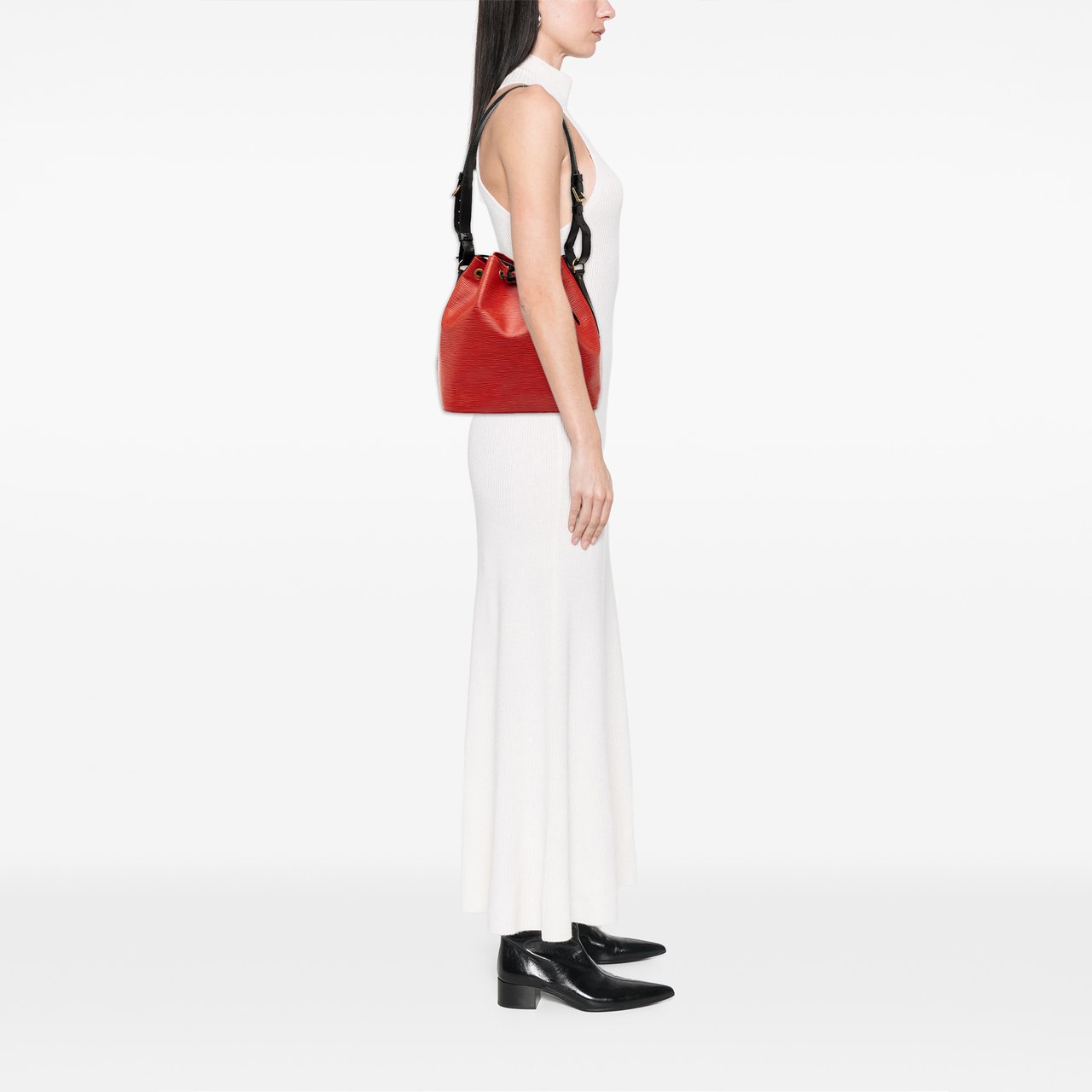 Louis Vuitton Epi Petit Bicolor Noe Rood