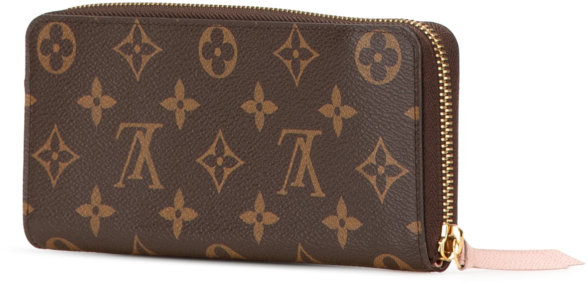 Louis Vuitton Monogram Clemence Long Wallet Bruin