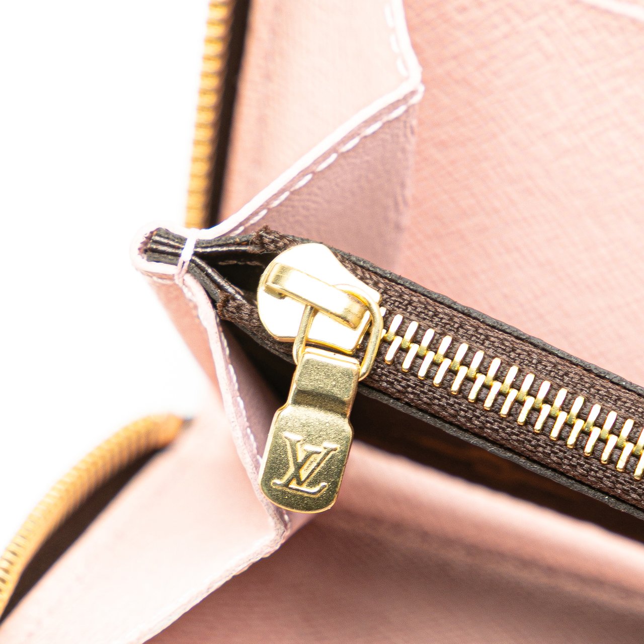 Louis Vuitton Monogram Clemence Long Wallet Bruin