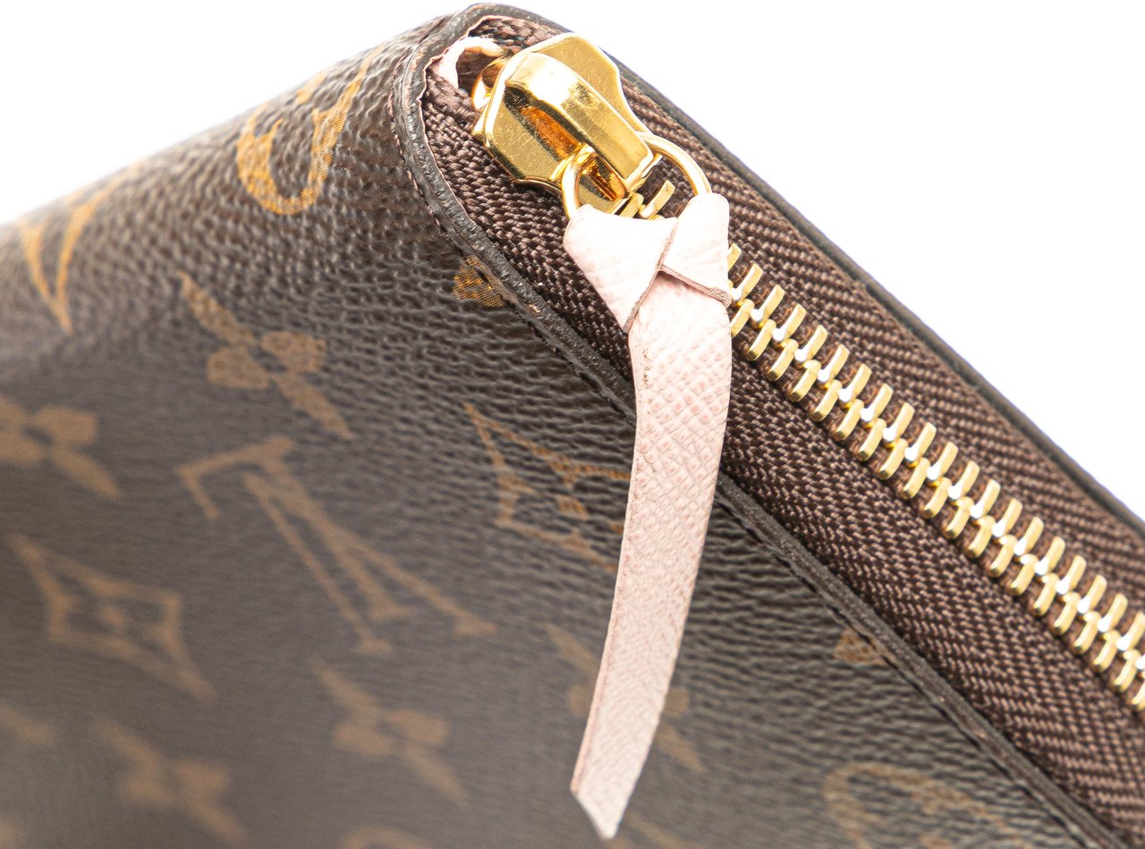 Louis Vuitton Monogram Clemence Long Wallet Bruin