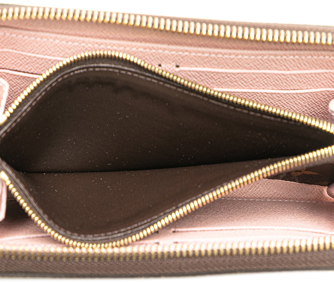 Louis Vuitton Monogram Clemence Long Wallet Bruin