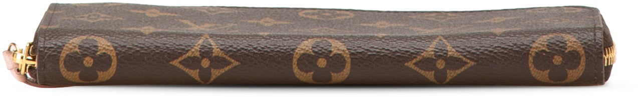 Louis Vuitton Monogram Clemence Long Wallet Bruin