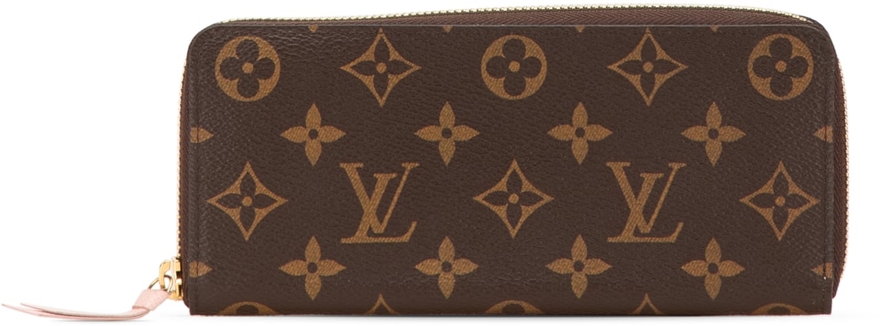Louis Vuitton Monogram Clemence Long Wallet Bruin