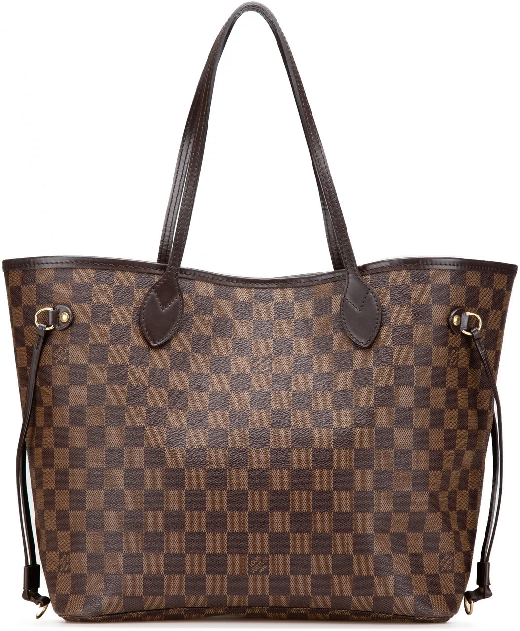 Louis Vuitton Damier Ebene Neverfull MM Bruin