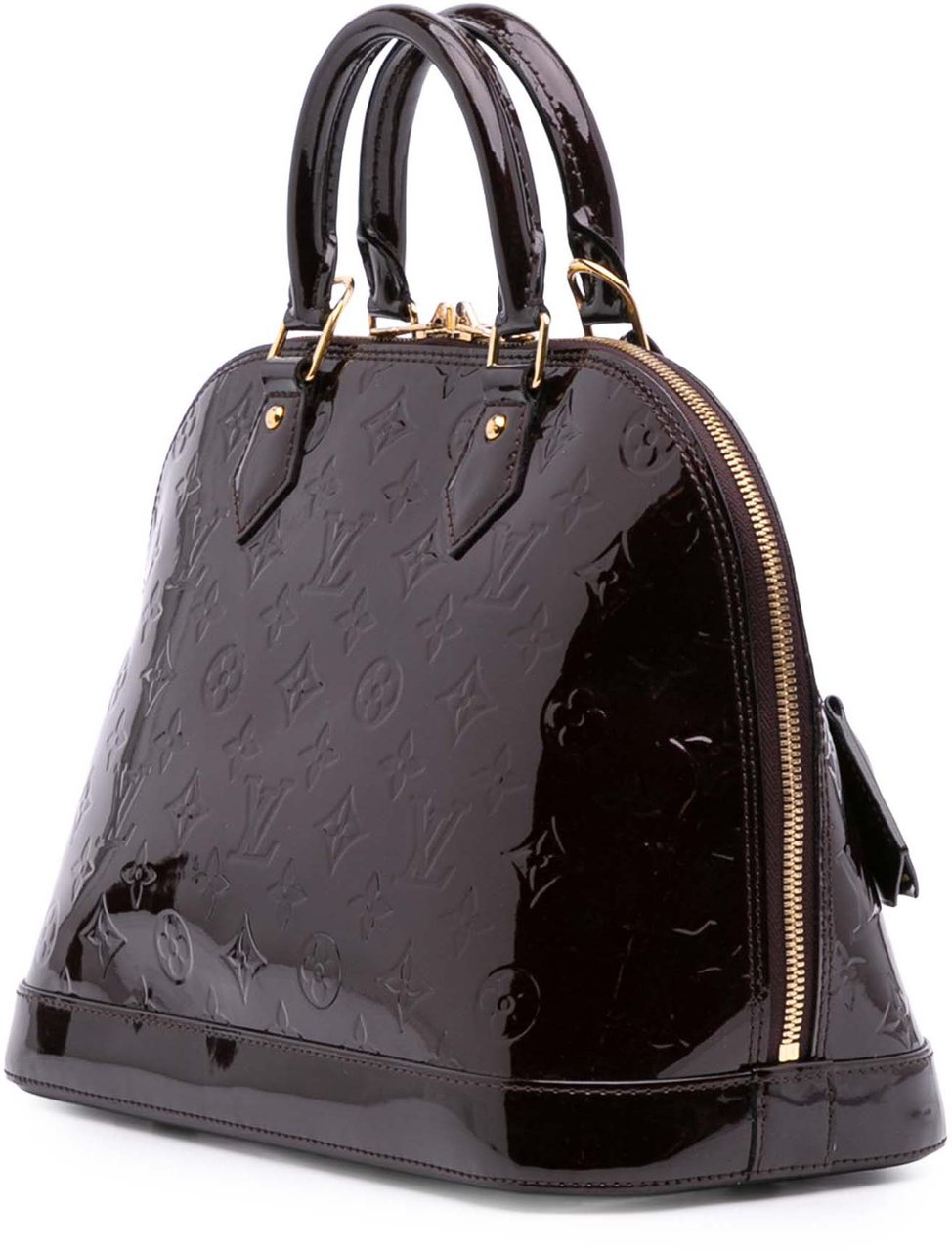 Louis Vuitton Monogram Vernis Alma PM Paars