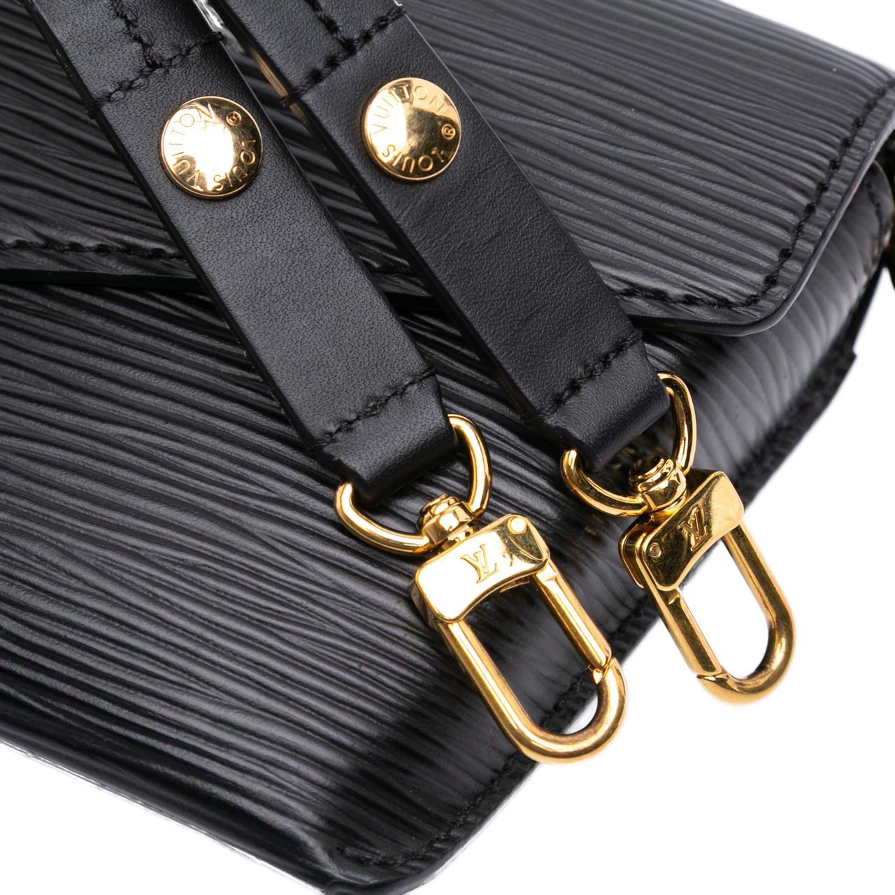 Louis Vuitton Epi Padlock On Strap Zwart