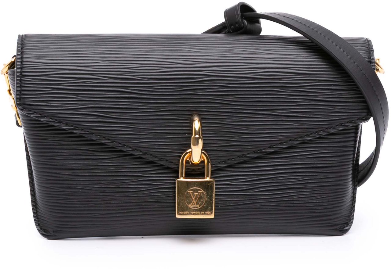 Louis Vuitton Epi Padlock On Strap Zwart