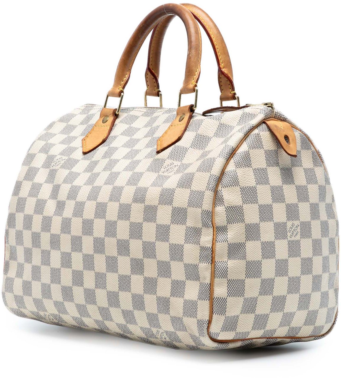 Louis Vuitton Damier Azur Speedy 30 Wit