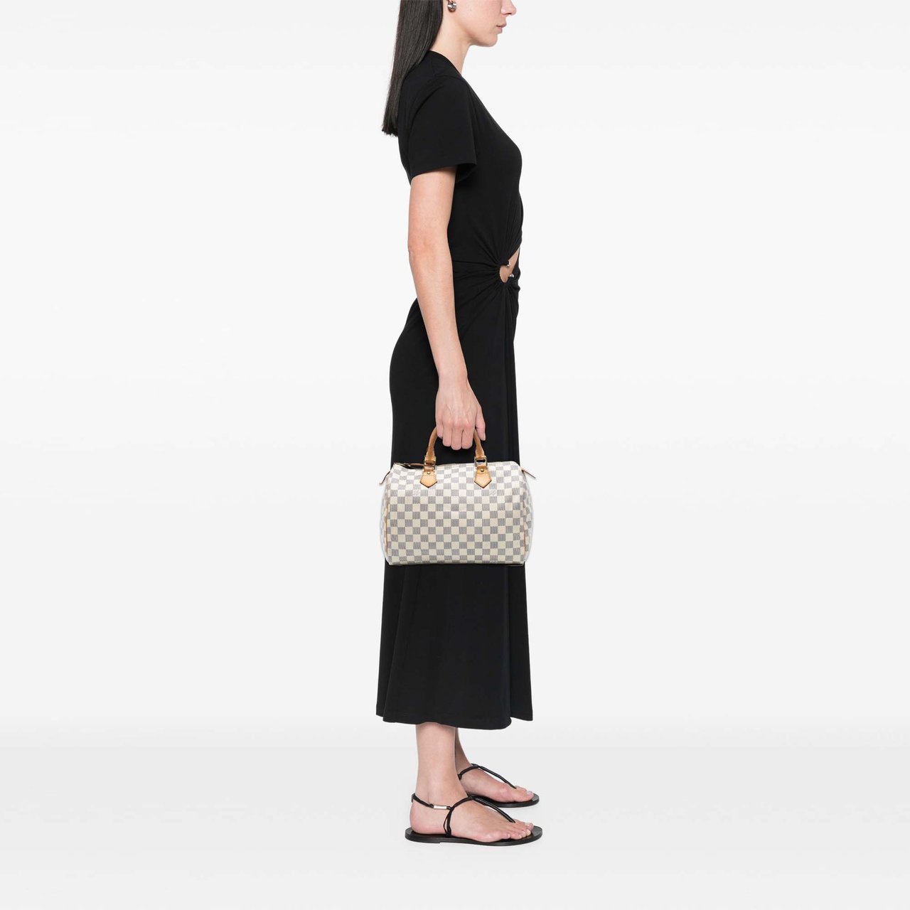 Louis Vuitton Damier Azur Speedy 30 Wit