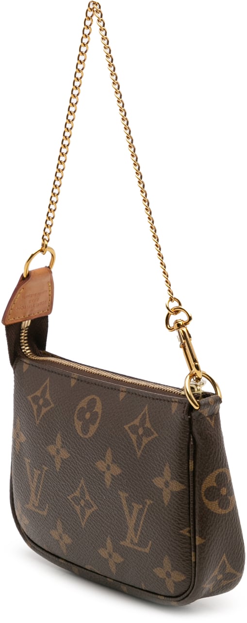 Louis Vuitton Monogram Mini Pochette Accessoires Bruin