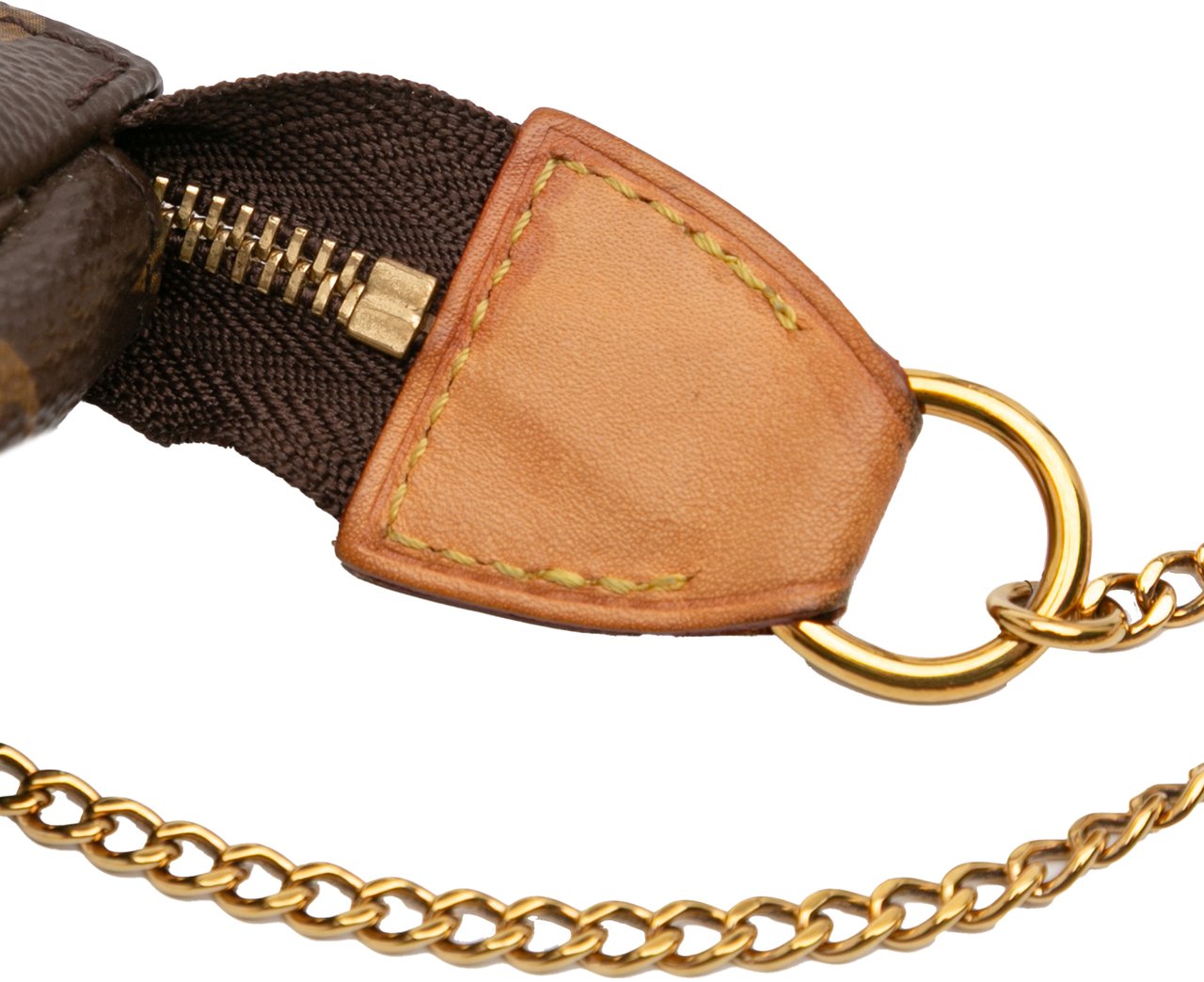 Louis Vuitton Monogram Mini Pochette Accessoires Bruin