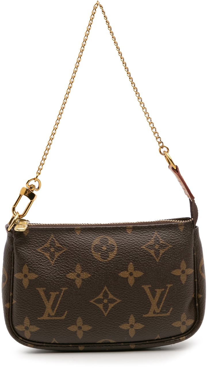 Louis Vuitton Monogram Mini Pochette Accessoires Bruin