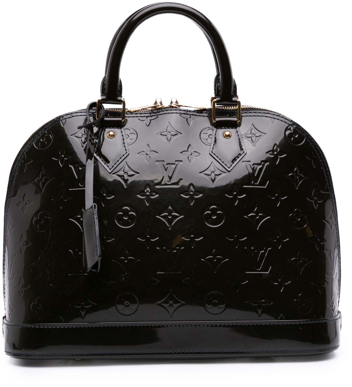 Louis Vuitton Monogram Vernis Alma PM Blauw