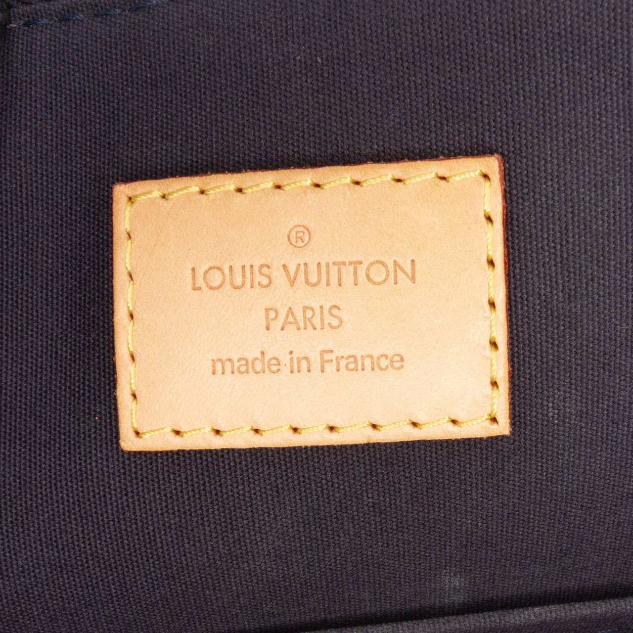 Louis Vuitton Monogram Vernis Alma PM Blauw