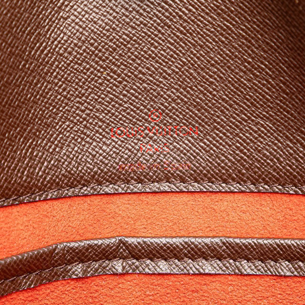 Louis Vuitton Damier Ebene Musette Tango Short Strap Bruin