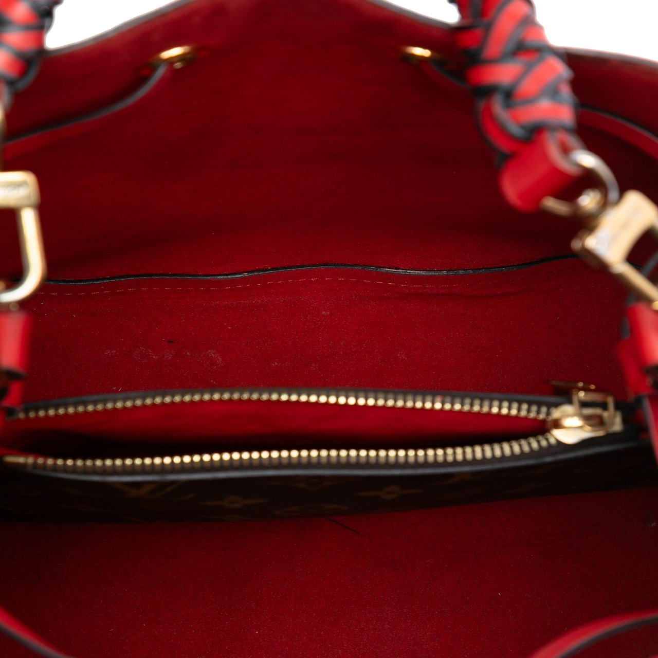 Louis Vuitton Monogram Braided Neonoe MM Bruin