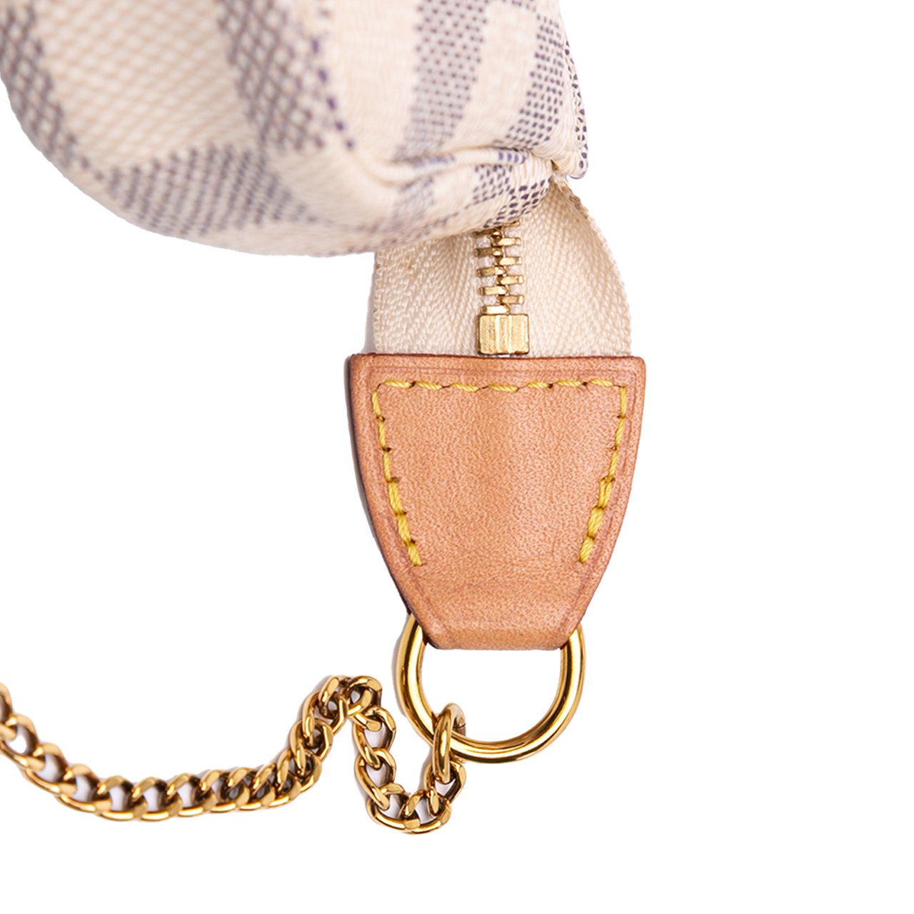 Louis Vuitton Damier Azur Mini Pochette Accessoires Wit