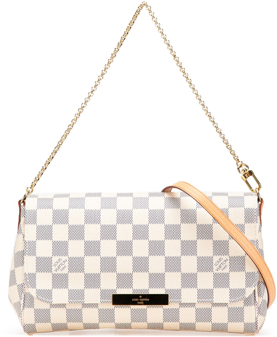 Louis Vuitton Damier Azur Favorite MM Wit