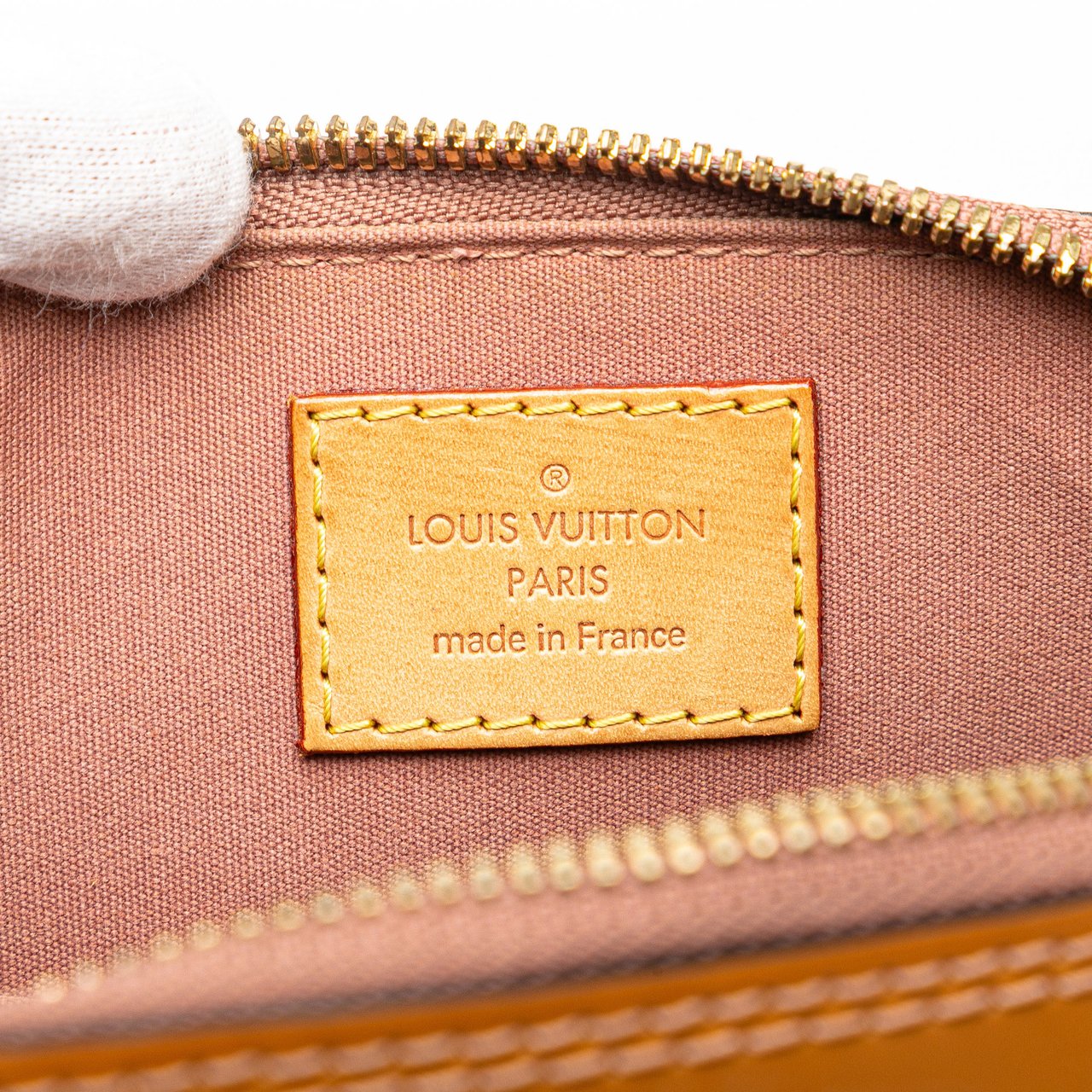 Louis Vuitton Monogram Vernis Alma BB Bruin