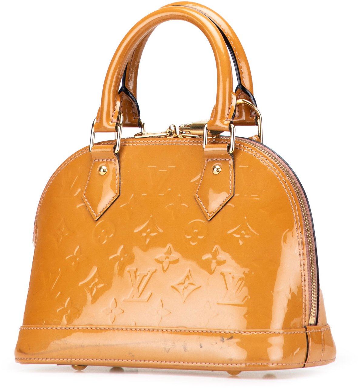 Louis Vuitton Monogram Vernis Alma BB Bruin