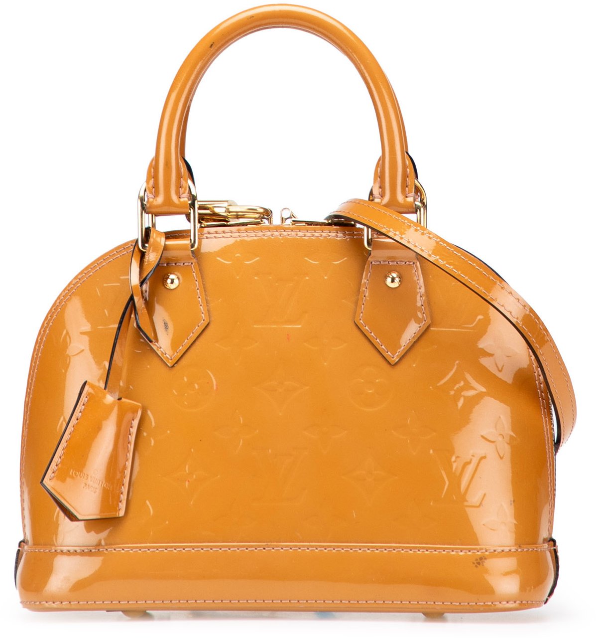 Louis Vuitton Monogram Vernis Alma BB Bruin