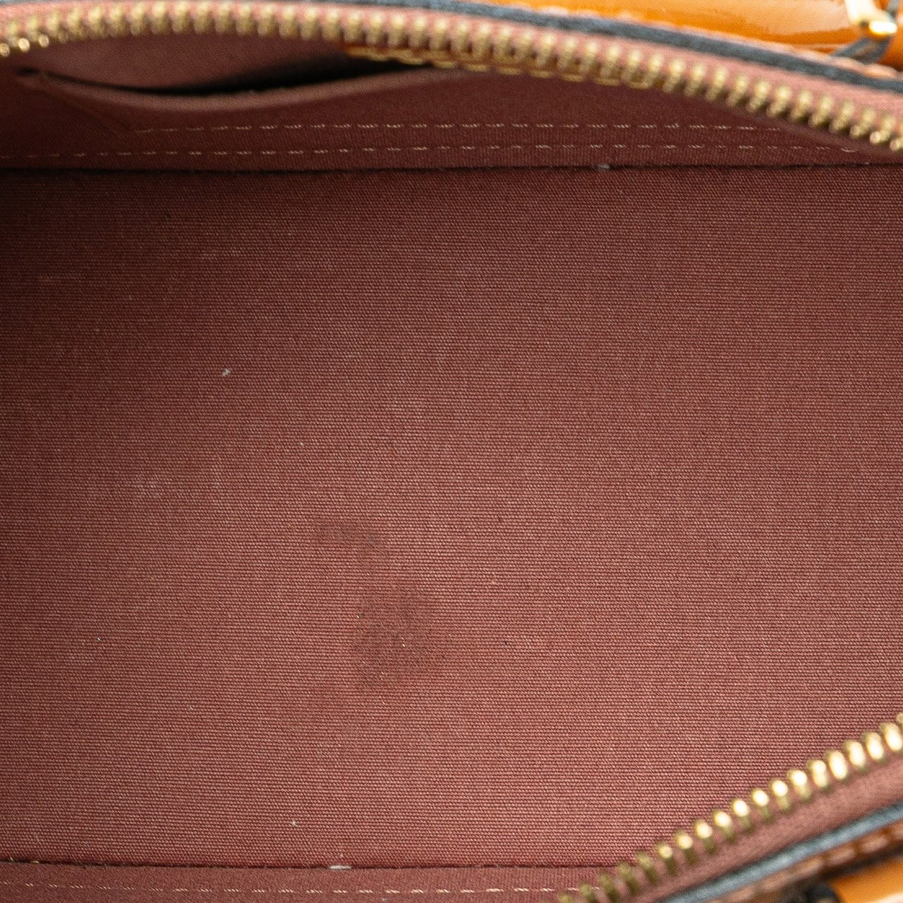 Louis Vuitton Monogram Vernis Alma BB Bruin