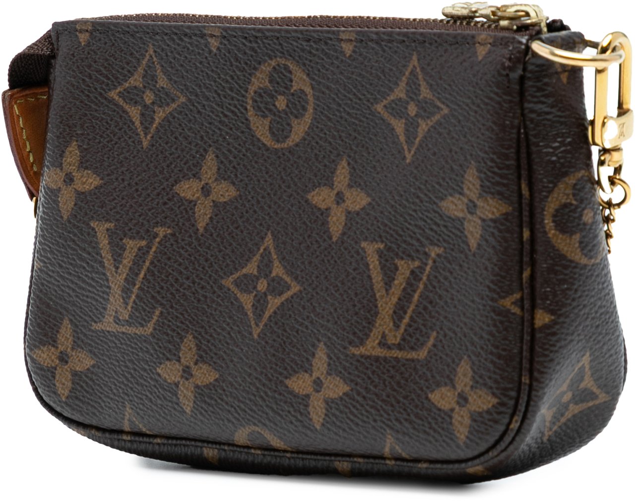 Louis Vuitton Monogram Mini Pochette Accessoires Bruin