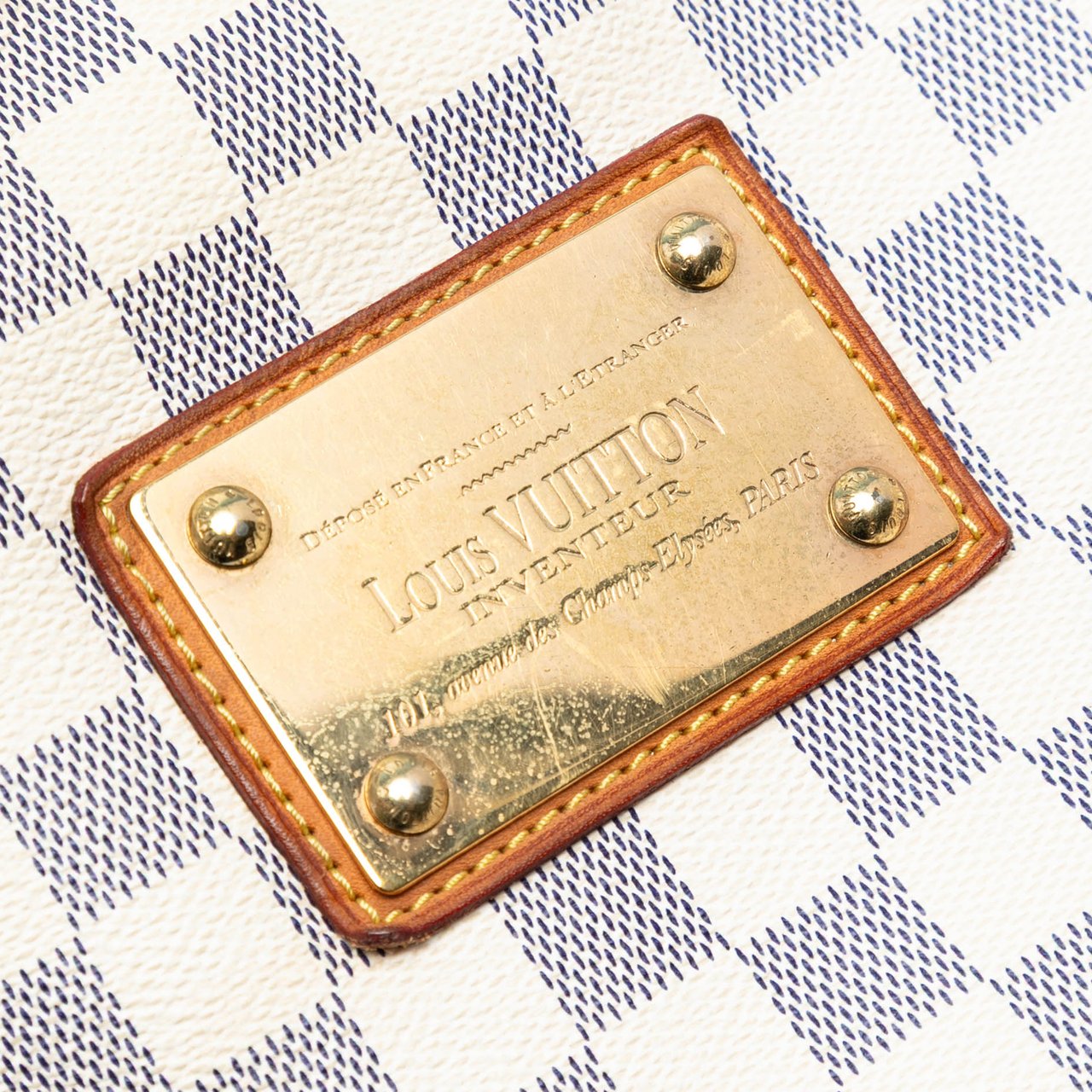 Louis Vuitton Damier Azur Galliera PM Wit