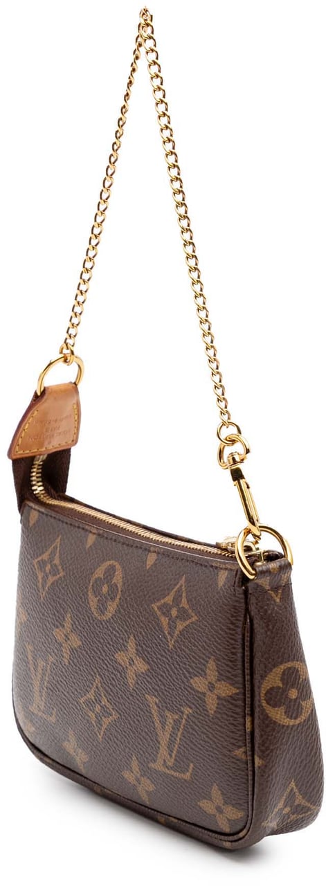 Louis Vuitton Monogram Mini Pochette Accessoires Bruin
