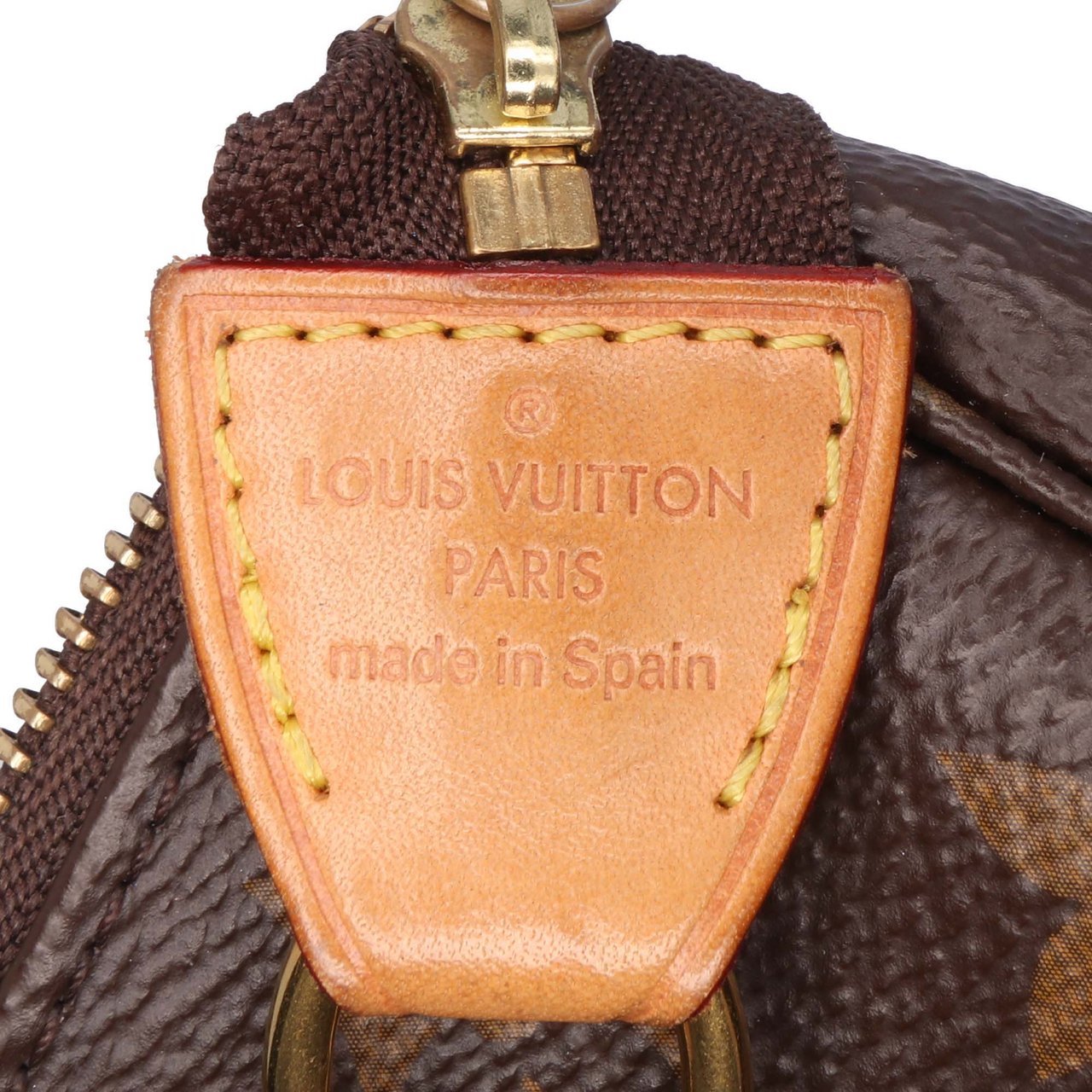 Louis Vuitton Monogram Mini Pochette Accessoires Bruin