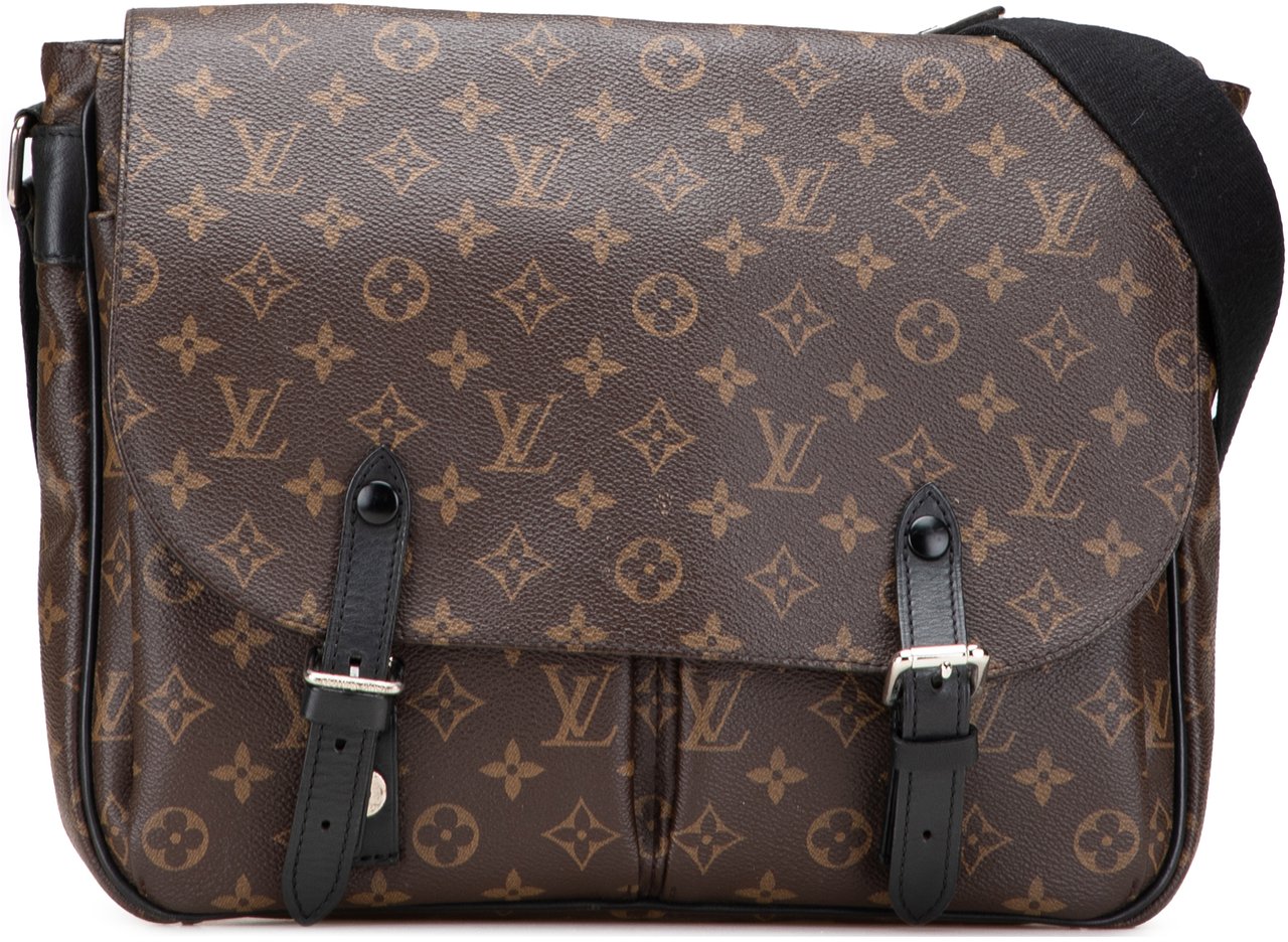 Louis Vuitton Monogram Macassar Christopher Messenger Bruin