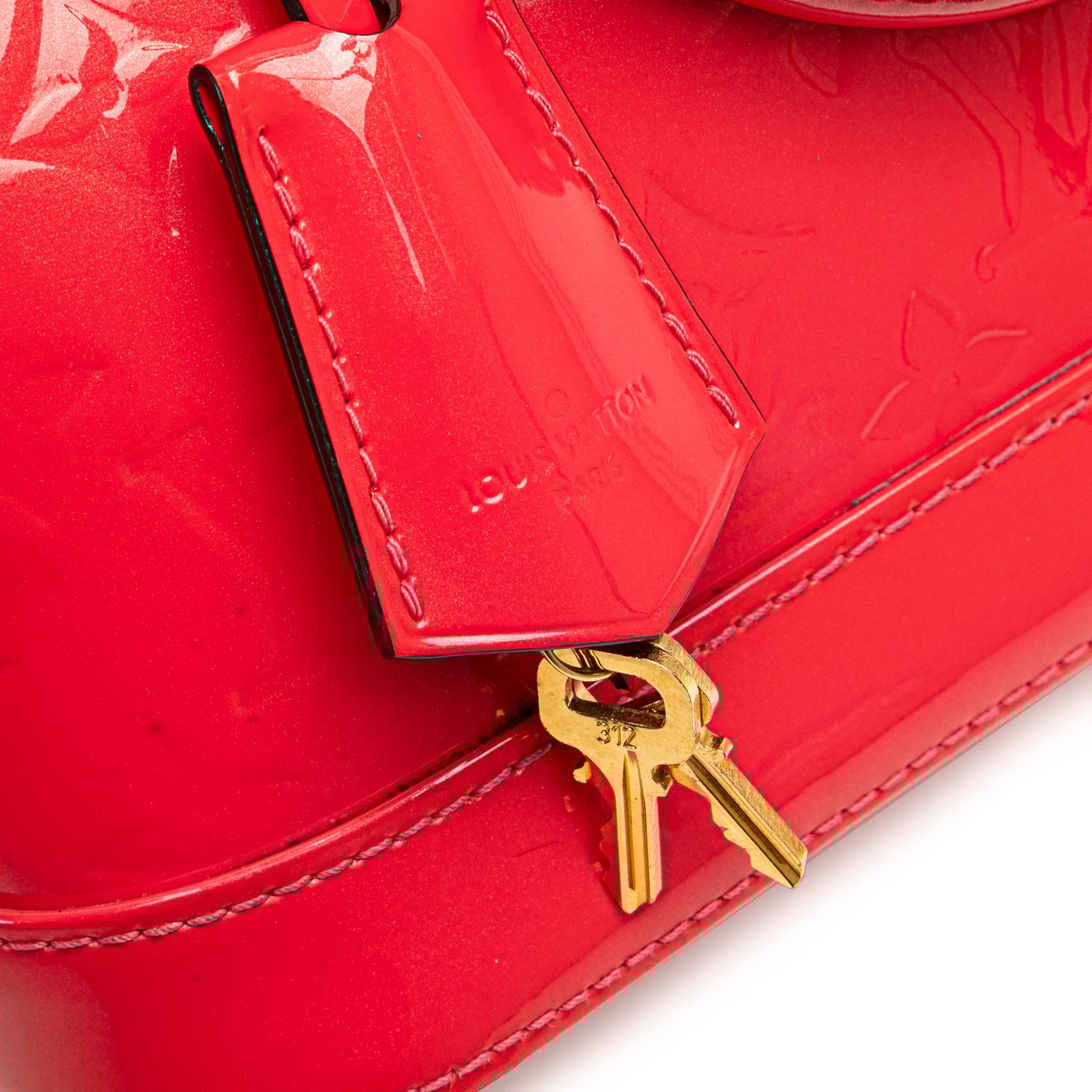 Louis Vuitton Monogram Vernis Alma BB Rood