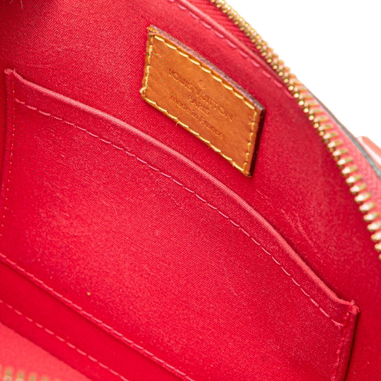 Louis Vuitton Monogram Vernis Alma BB Rood