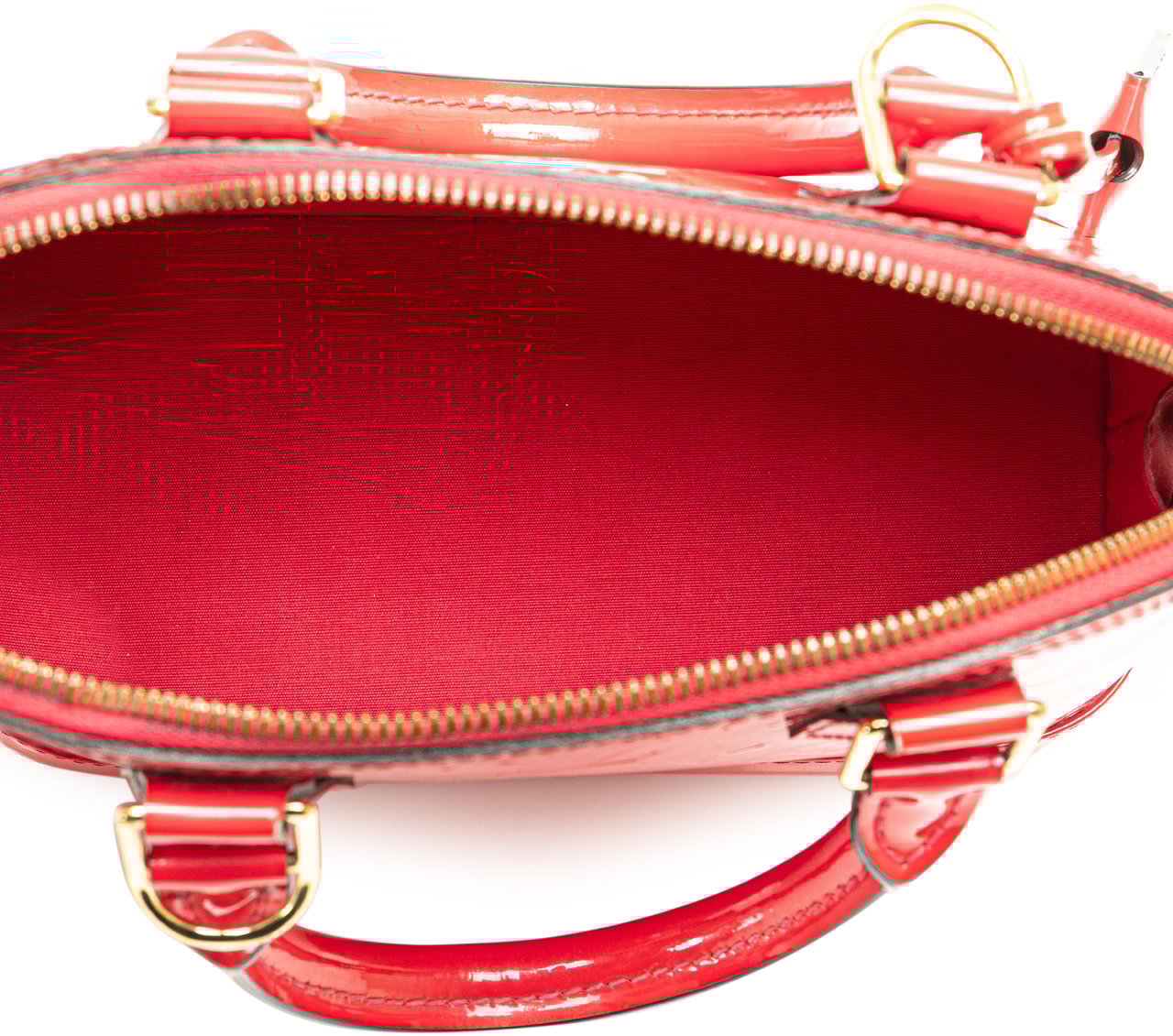 Louis Vuitton Monogram Vernis Alma BB Rood