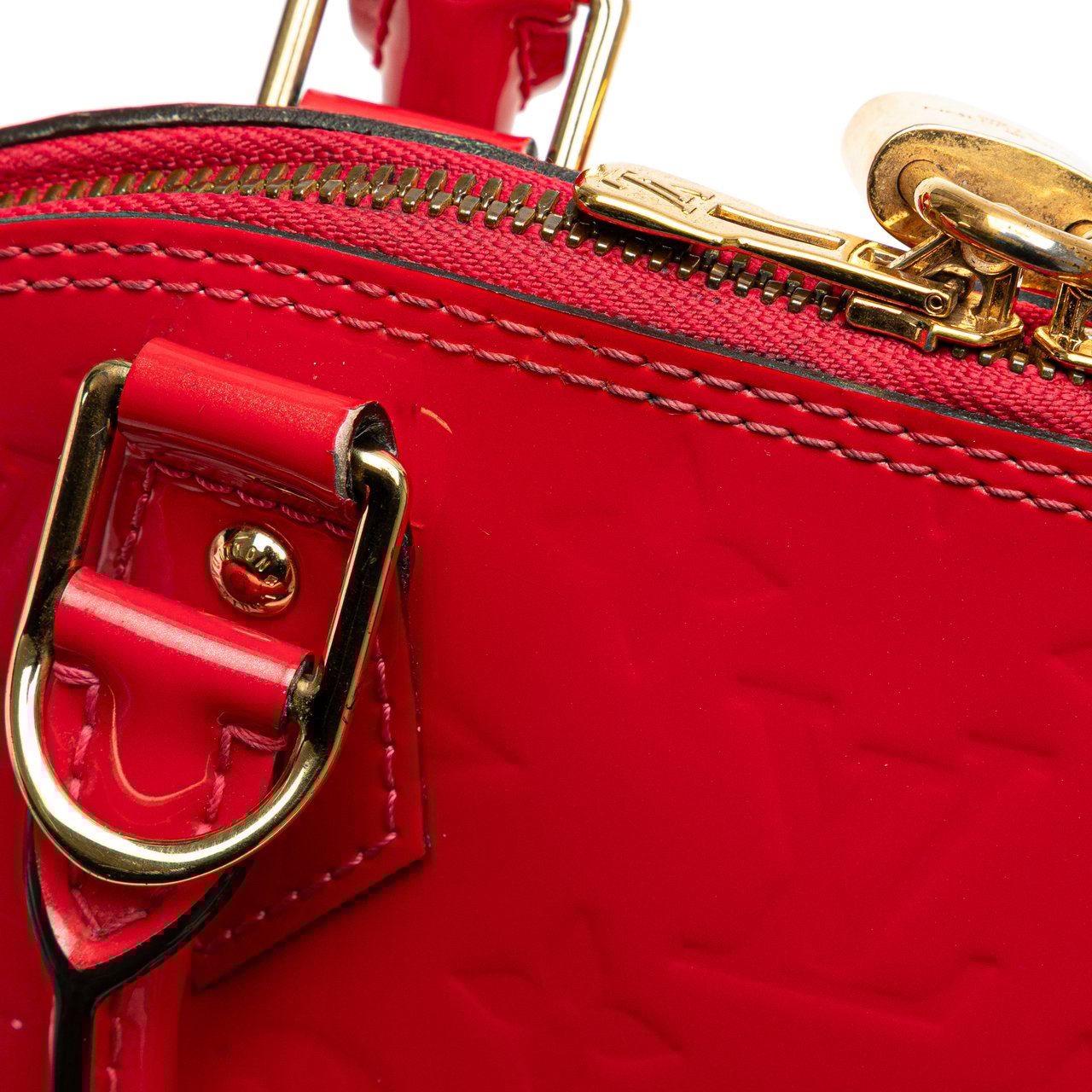 Louis Vuitton Monogram Vernis Alma BB Rood