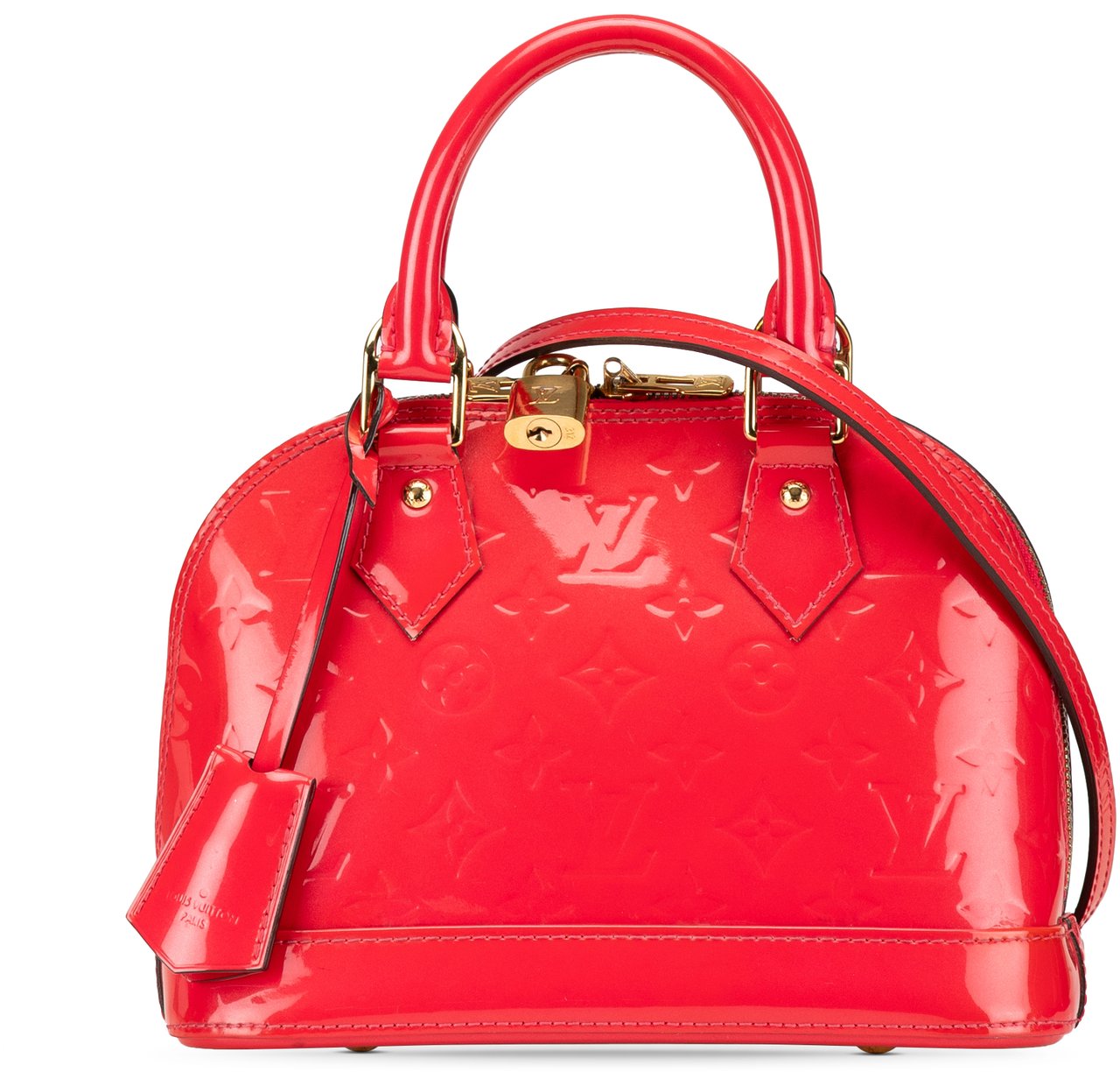 Louis Vuitton Monogram Vernis Alma BB Rood