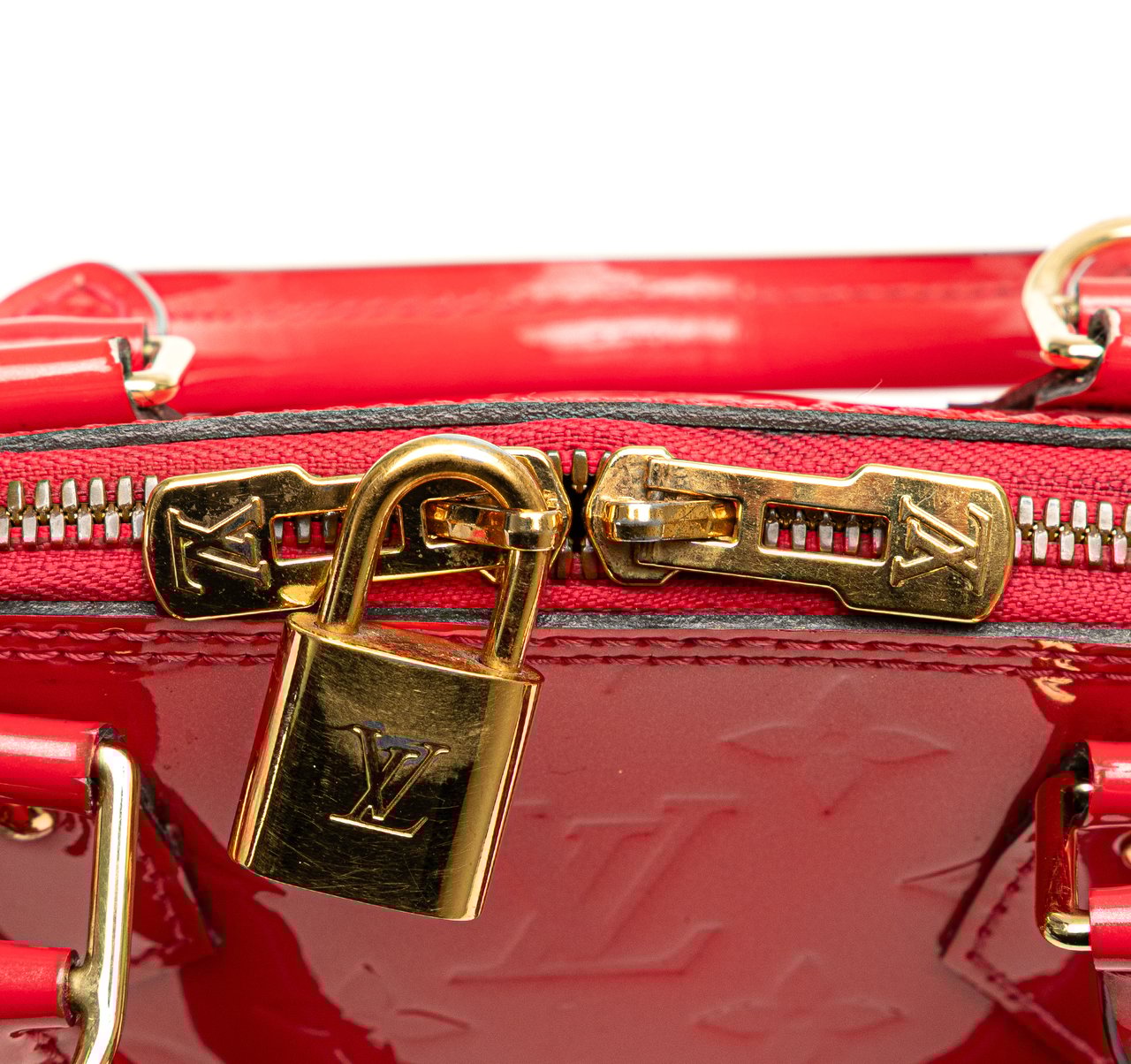 Louis Vuitton Monogram Vernis Alma BB Rood