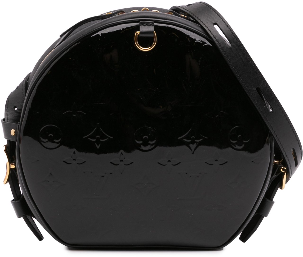 Louis Vuitton Monogram Vernis Boite Chapeau Souple MM Zwart
