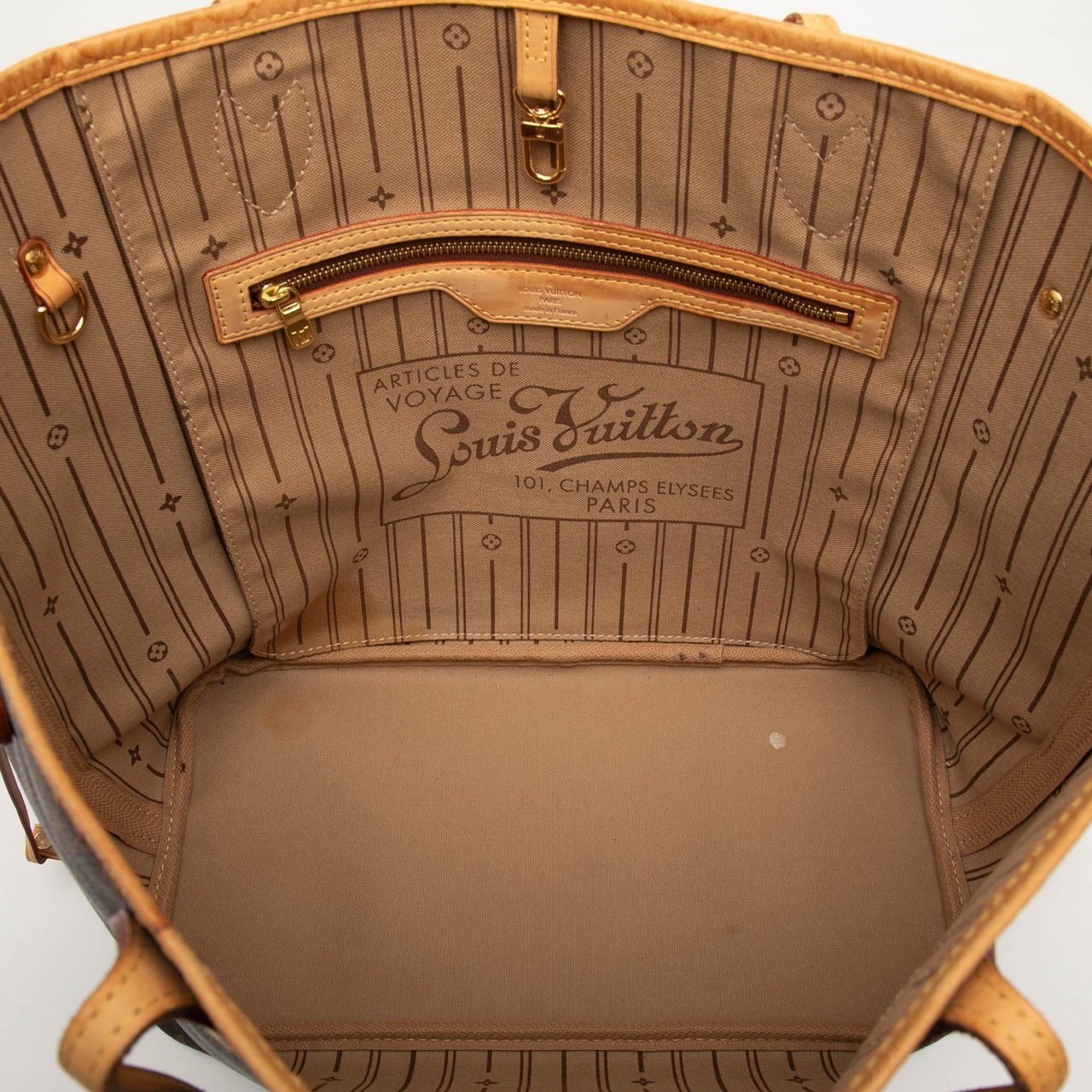 Louis Vuitton Monogram Neverfull MM Bruin