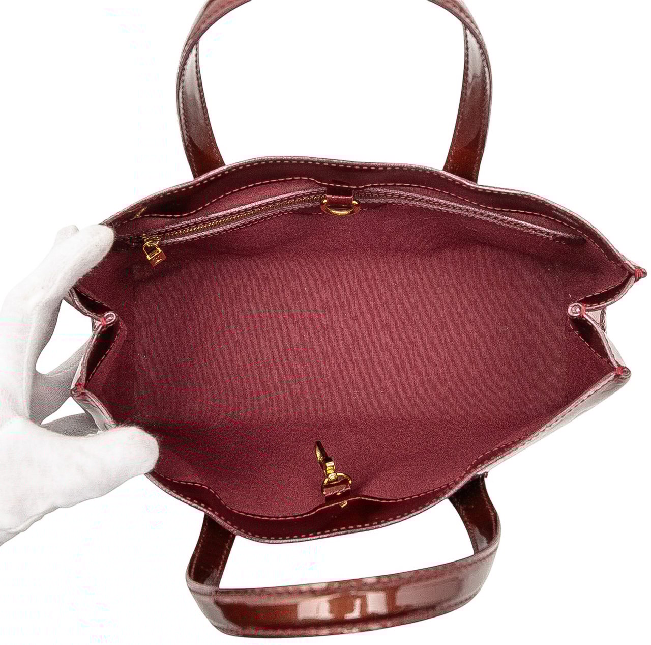 Louis Vuitton Monogram Vernis Wilshire PM Rood