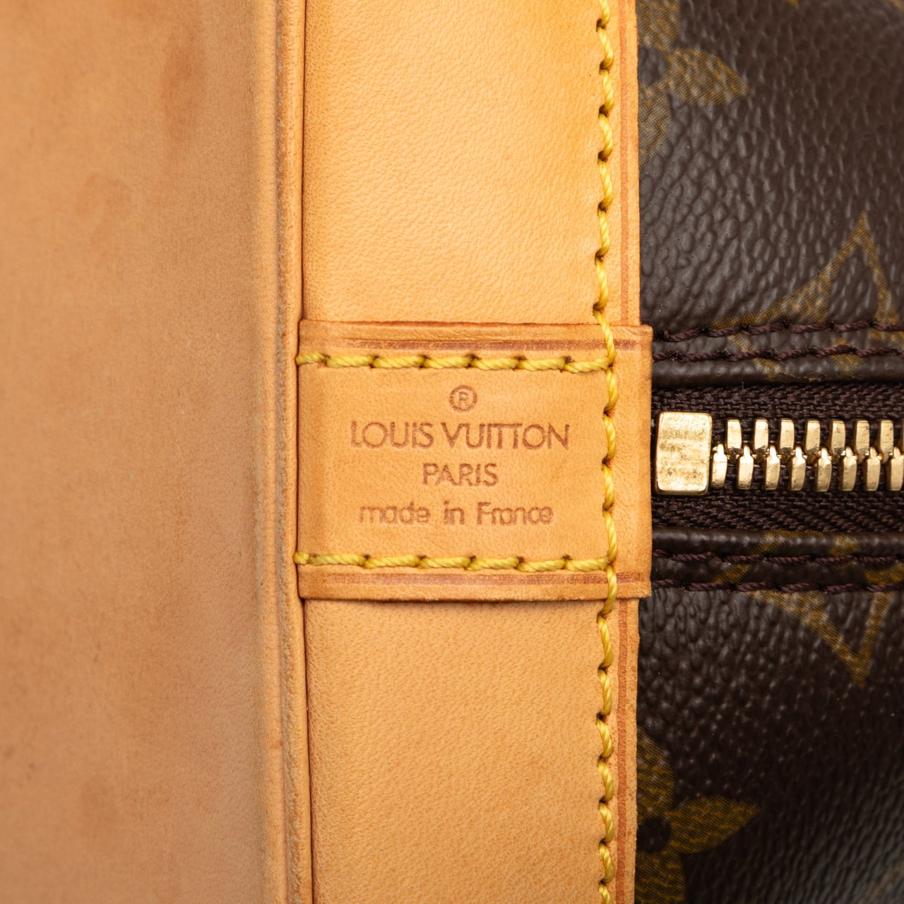 Louis Vuitton Monogram Alma PM Bruin
