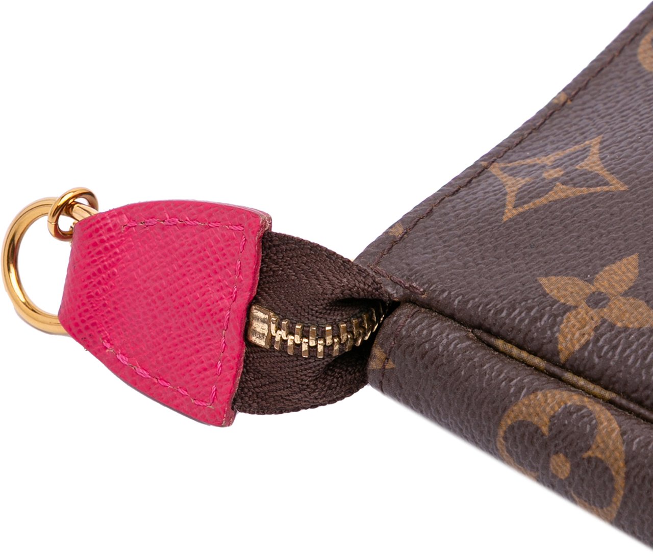 Louis Vuitton Monogram Giraffe Christmas Mini Pochette Accessoires Bruin