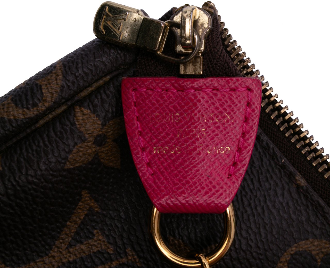 Louis Vuitton Monogram Giraffe Christmas Mini Pochette Accessoires Bruin