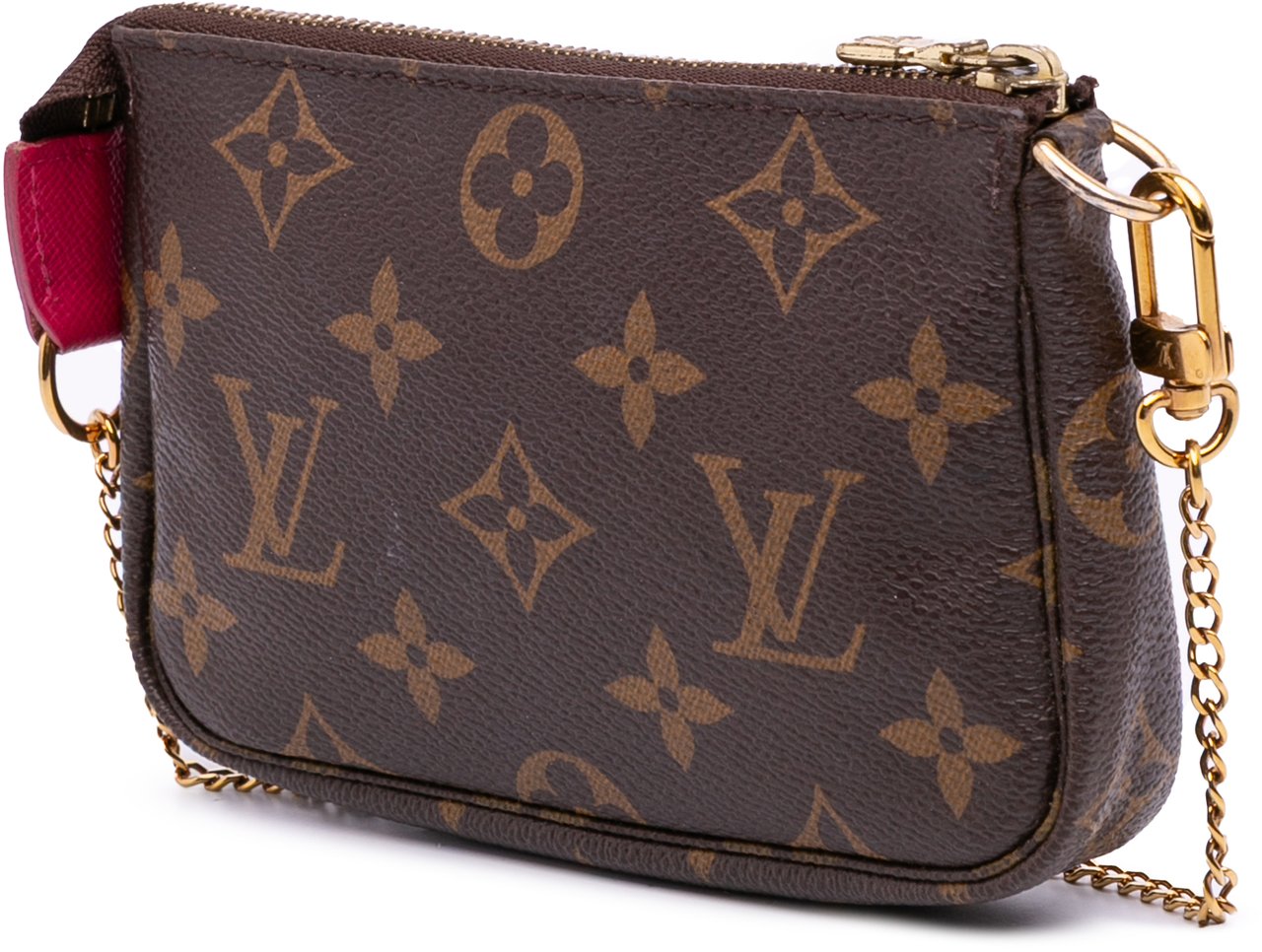 Louis Vuitton Monogram Giraffe Christmas Mini Pochette Accessoires Bruin