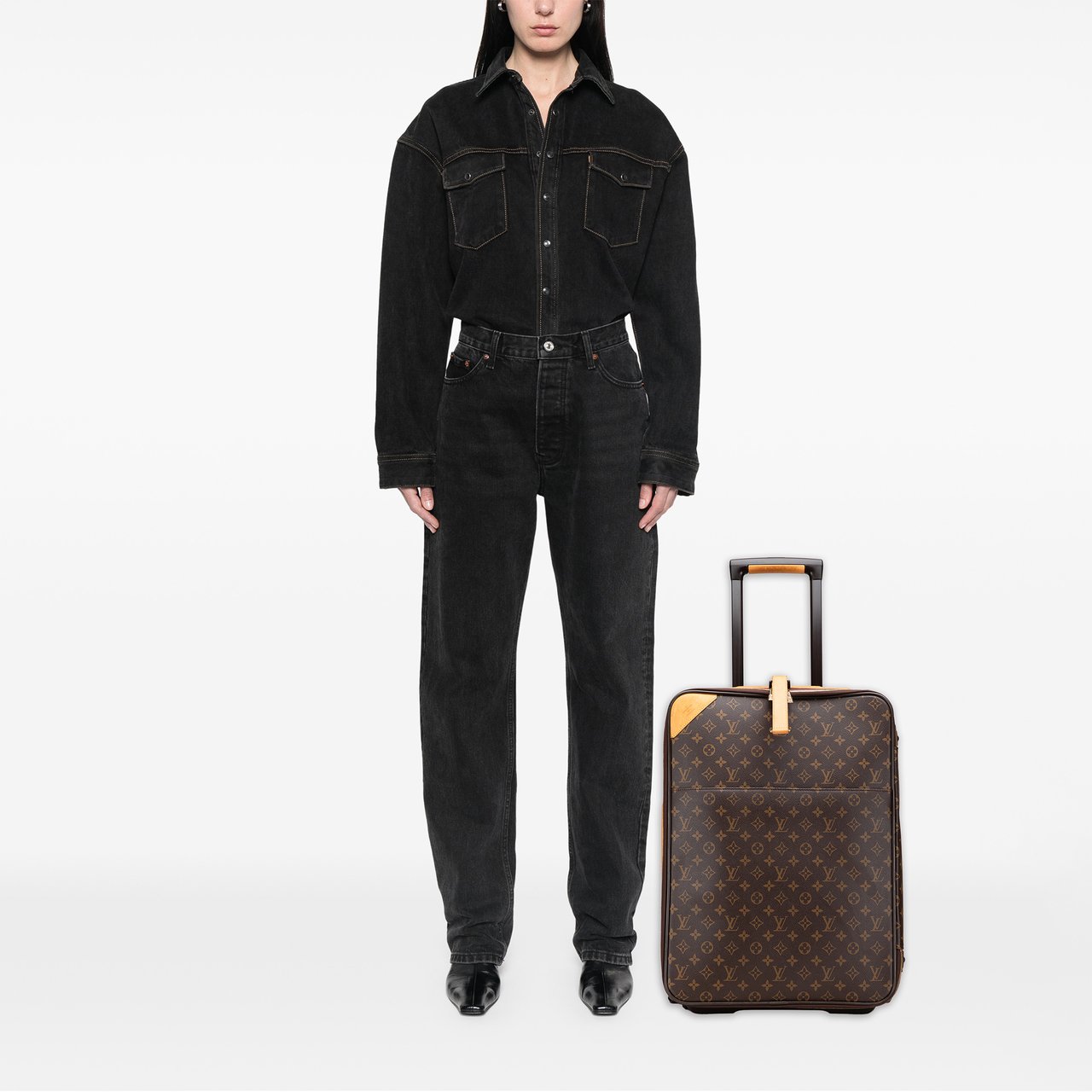 Louis Vuitton Monogram Pegase 55 Bruin